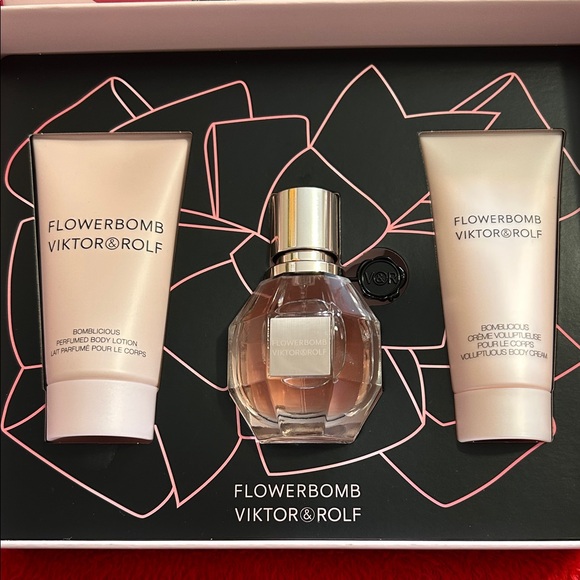 Viktor & Rolf Pink and Black Flowerbomb Box Eau De Parfum - Picture 2 of 4